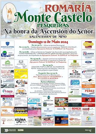 Virxe da Ascensión de Monte Castelo en Salvaterra do Miño