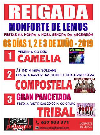 Virxe da Ascensión de Reigada  en Monforte de Lemos