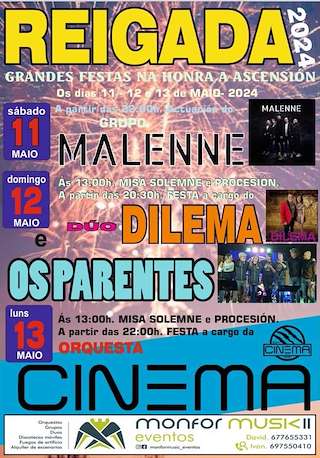 Virxe da Ascensión de Reigada  en Monforte de Lemos