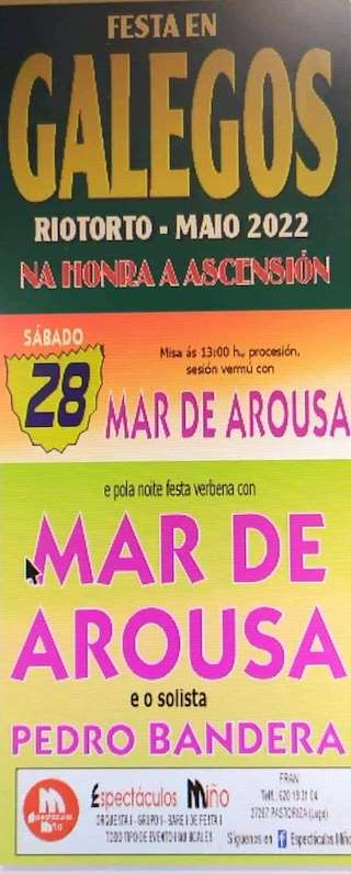 Virxe da Ascensión de Galegos en Riotorto