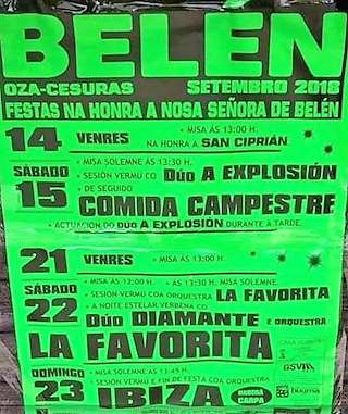 Virxe da Belén en Oza Cesuras