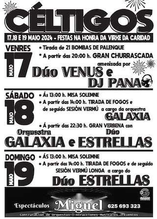 Virxe da Caridade de Céltigos en Ortigueira