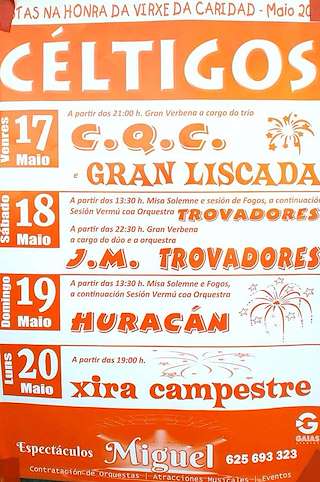 Virxe da Caridade de Céltigos en Ortigueira