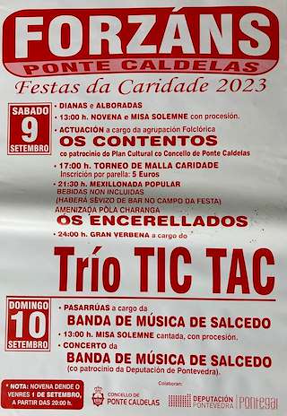 Virxe da Caridade de Forzáns en Ponte Caldelas