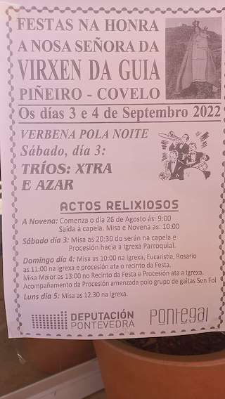 Virxe da Guía de Piñeiro en Covelo