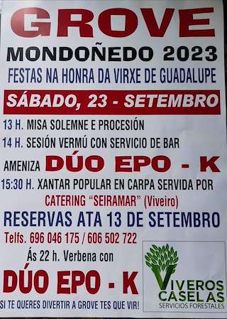 Virxe da Guadalupe de Grove en Mondoñedo