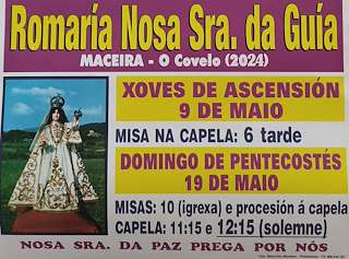 Romaría de Nosa Señora da Guia de Maceira  (2026) en Covelo
