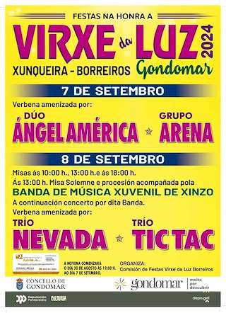 Virxe da Luz de Borreiros en Gondomar