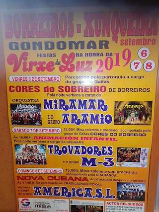 Virxe da Luz de Borreiros en Gondomar