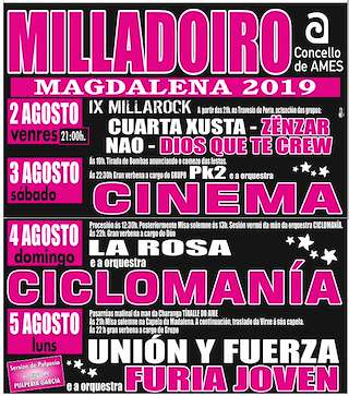 Virxe da Madalena de Milladoiro en Ames