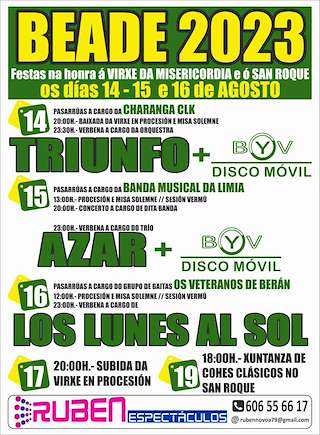 Virxe da Misericordia e San Roque en Beade