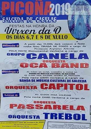 Virxe da O de Picoña en Salceda de Caselas