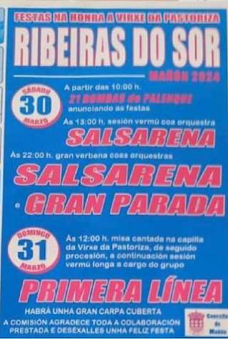 Virxe da Pastoriza de Ribeiras do Sor en Mañón