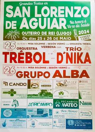 Virxe da Saúde de San Lorenzo de Aguiar en Outeiro de Rei