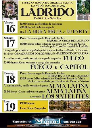 Virxe da Saleta e Virxe do Carme de Ladrido en Ortigueira