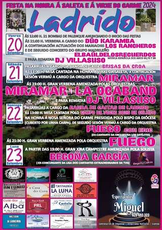 Virxe da Saleta e Virxe do Carme de Ladrido en Ortigueira