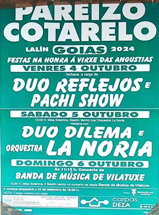 Virxe das Angustias de Pareizo y Cotarelo en Lalín