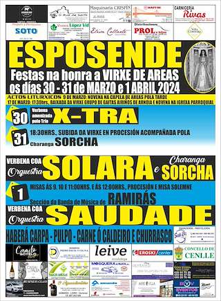 Virxe das Areas de Esposende en Cenlle