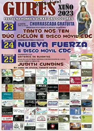 Virxe das Dolores de Gures (2026) en Cee