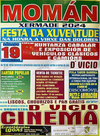 Virxe das Dolores e Festa da Xuventude de Momán en Xermade