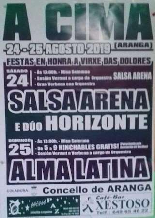 Virxe das Dores de A Cima en Aranga