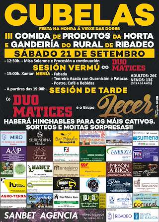 Virxe das Dores de Cubelas - IV Comida de Produtos da Horta e Gandeiría do Rural en Ribadeo
