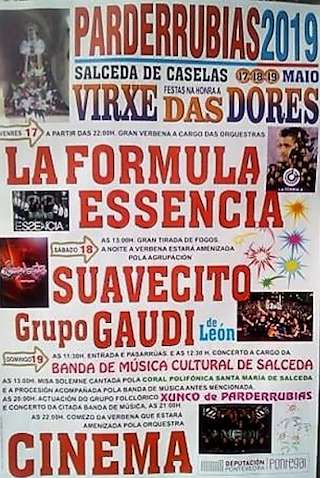 Virxe das Dores de Parderrubias en Salceda de Caselas