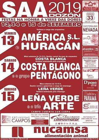 Virxe das Dores de Saa  en Dozón