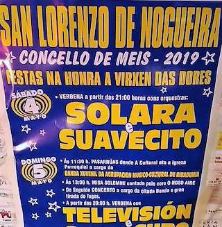 Virxe das Dores de San Lorenzo de Nogueira en Meis