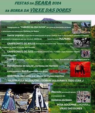 Virxe das Dores de Seara en Quiroga