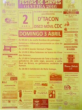 Virxe das Dores de Sirves en Ribeira