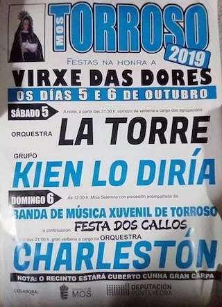Virxe das Dores de Torroso en Mos