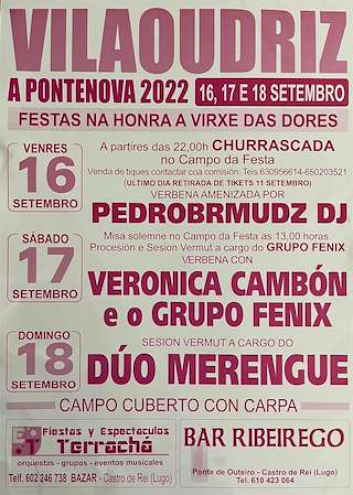 Virxe das Dores de Vilaoudriz en A Pontenova