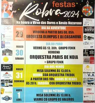 Virxe das Dores e Xesús Nazaret de Robra  en Outeiro de Rei