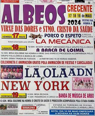 Virxe das Dores y Santísimo Cristo da Saúde de Albeos  en Crecente