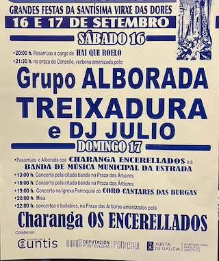 Virxe das Dores en Cuntis