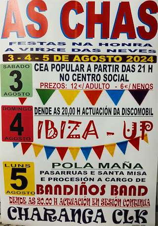 Virxe das Neves de As Chás en Oímbra