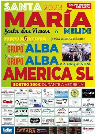 Virxe das Neves de Santa María en Melide