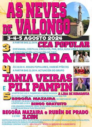 Virxe das Neves de Valongo (2026) en Cortegada