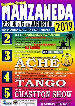 Virxe das Neves en Manzaneda