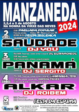 Virxe das Neves en Manzaneda