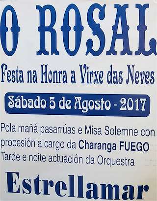 Virxe das Neves en O Rosal