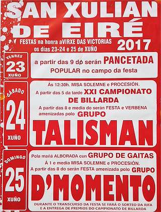 Virxe das Victorias de Eiré en Pantón