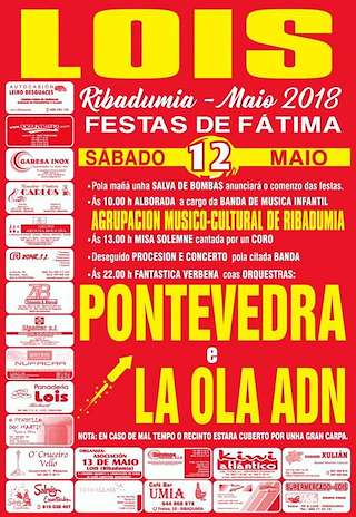 Virxe de Fátima de Lois en Ribadumia