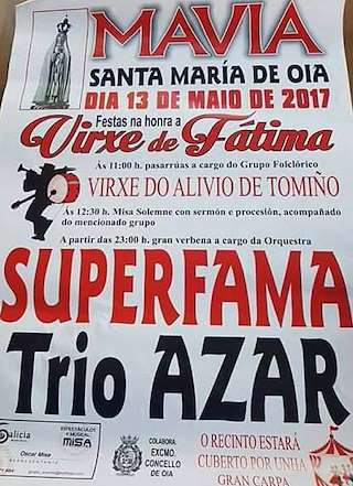 Virxe de Fátima de Mavia en Oia