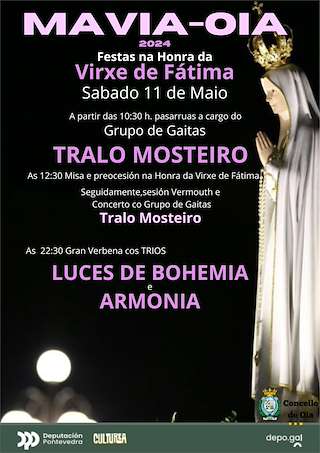 Virxe de Fátima de Mavia en Oia