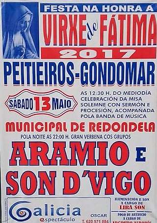 Virxe de Fátima de Peitieiros en Gondomar