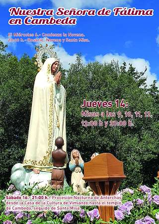 Virxe de Fátima e Virxe do Carmen de Cambeda en Vimianzo