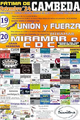 Virxe de Fátima e Virxe do Carmen de Cambeda en Vimianzo