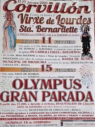 Virxe de Lourdes e Santa Bernardette de Corvillón en Cambados